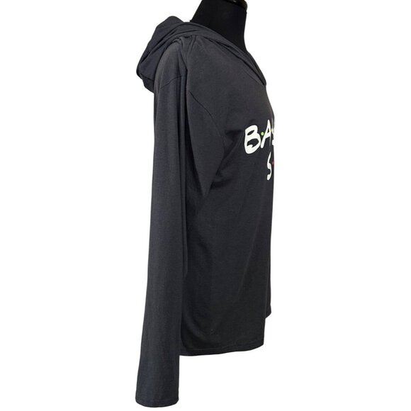 District Perfect Tri Hooded Gray Tee Baseball Squad Polyester Women's Size SMALL - Picture 16 of 16